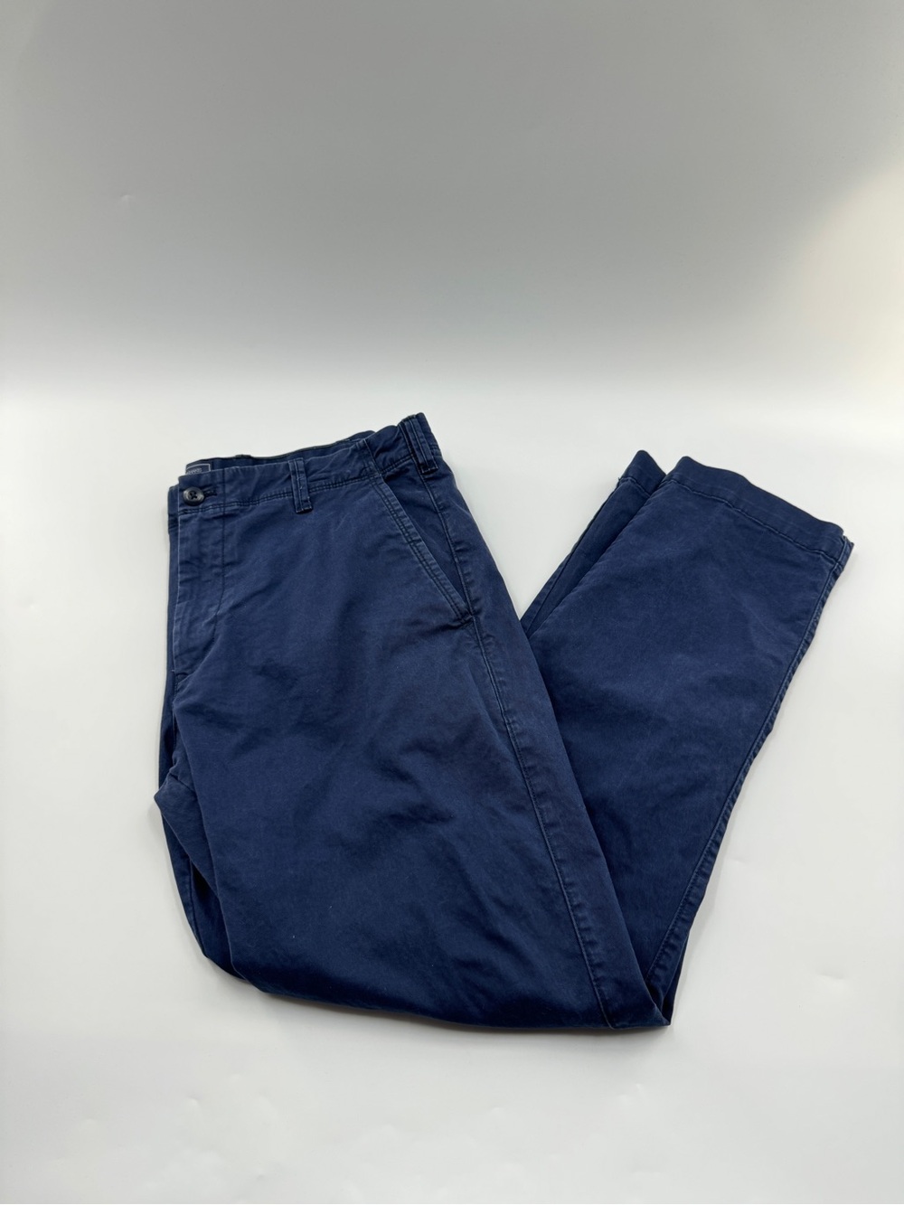 Gap Khakis Lived-In Slim Stretch Chino Pants Men’s 36x30 Navy Blue